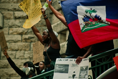 Protesta ad Haiti contro le gang.