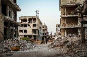 .Destruction of civilian infrastructure by military operations