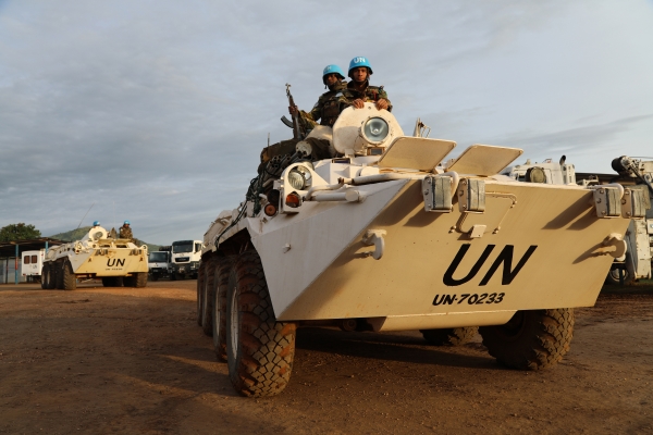 Peacekeepers della MONUSCO nel nord-est della Repubblica Democratica del Congo