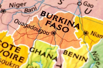 Mappa del Burkina Faso