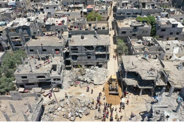 Un&#039;immagine di Gaza dall&#039;alto