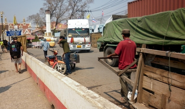 Thailand-Cambodia border crossing