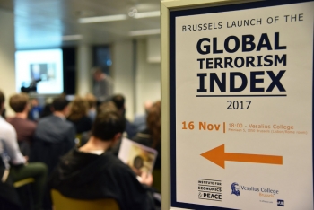 Launch of Global Terrorism Index 2017 in Bruxelles