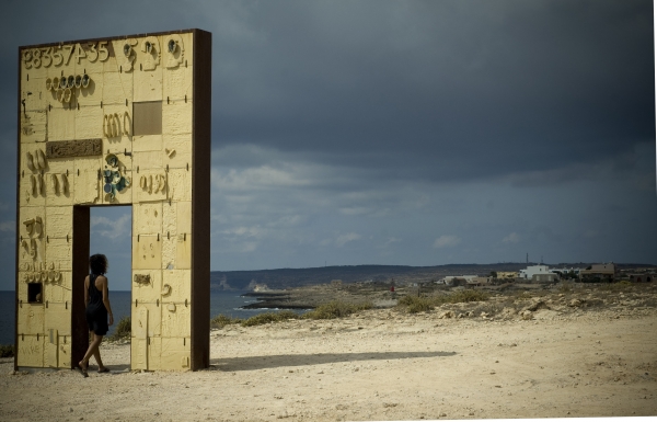 La Porta d'Europa nell'isola di Lampedusa
