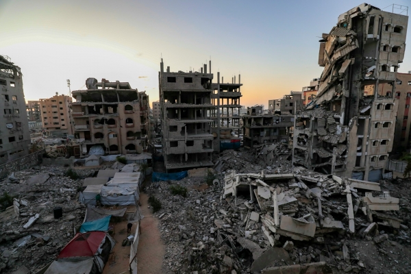 Infrastrutture bombardate a Gaza city