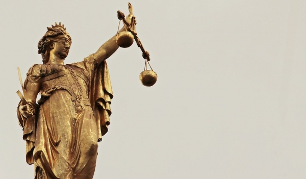 Statue of Justitia, goddess of justice