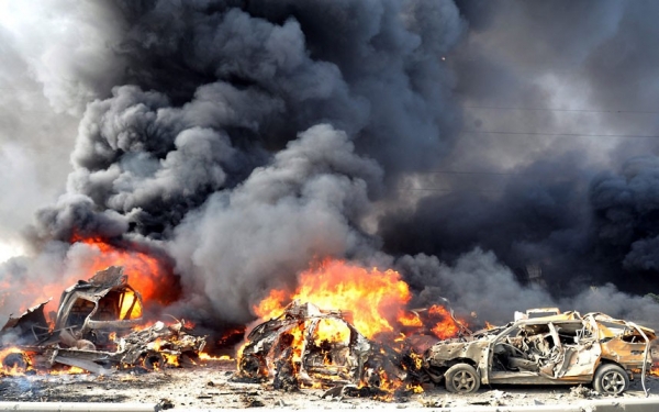 Esplosione di due bombe gemelle a Damasco, Syria