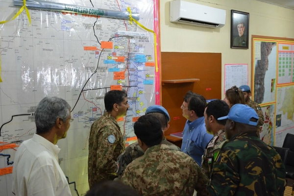 Rappresentante dell&rsquo;Onu e il Comandante MONUSCO