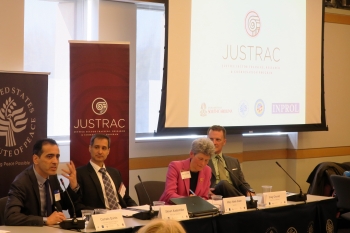 From left: Corrado Quinti, Steven Austermiller, Mary Adele Greer, Greg Gisvold