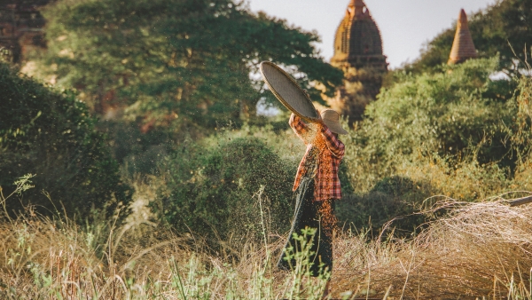 Local villager in Kaw Nweh, Myanmar