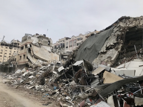 Macerie sulla Striscia di Gaza