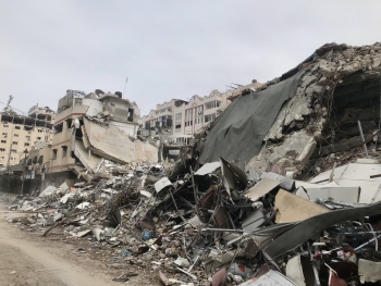 Macerie sulla Striscia di Gaza