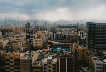 photo of Tehran from a building