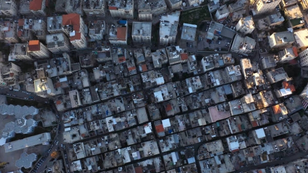 Drone view from east Jerusalem