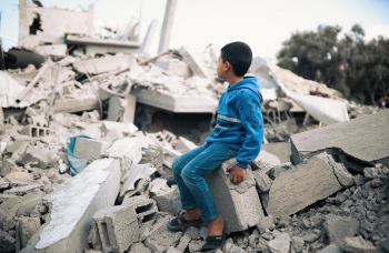 Palestine, Gaza, Little boy image