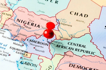 Carta geografica del Camerun