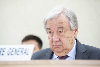 UN Secretary-General António Guterres at the 43rd Regular Session of the Human Rights Council on 24 February 2020