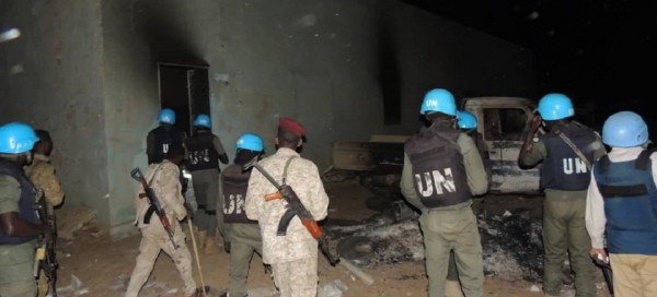 Peacekeepers della missione UNAMID inviati nella citt&agrave; di Kutum per controllare lo stato di sicurezza