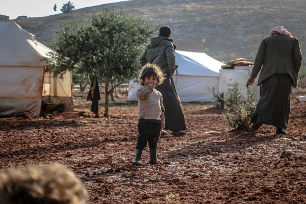 Young boy in Idlib, Syria 