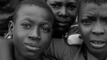 Group of children in Niger 