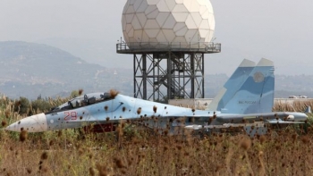 Khmeimim, la base russa in Siria dove l’aereo passeggeri è atterrato.