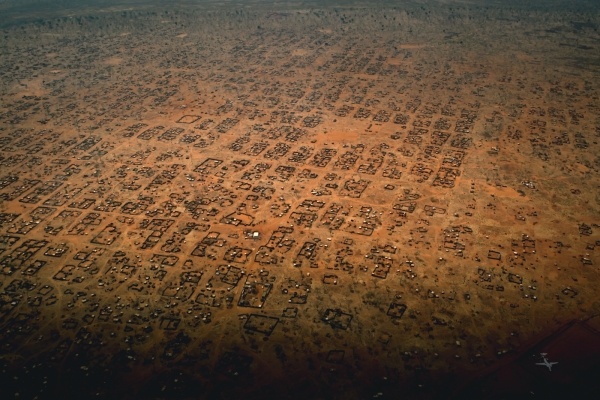 Insediamenti umani nella catena montuosa Nuba, Sudan