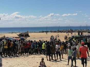 Displaced people in Cabo Delgado’s capital, Pemba 