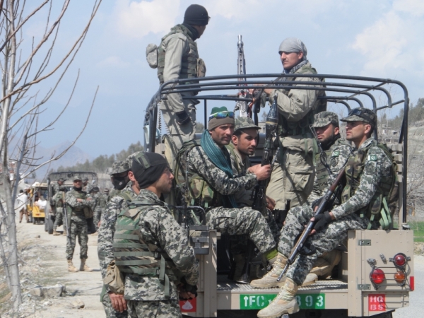 Soldiers in FATA region in March 2017