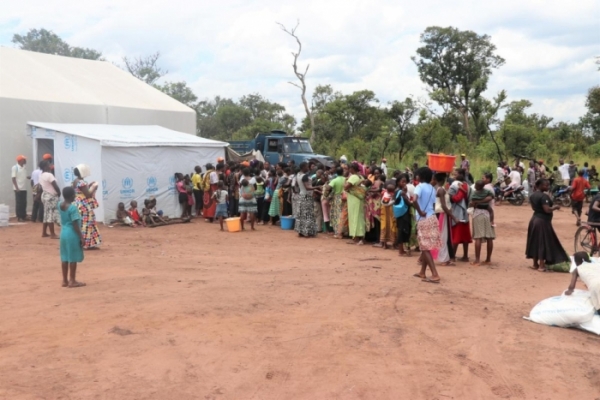 Campo rifugiati a Lovua in Angola, marzo 2018