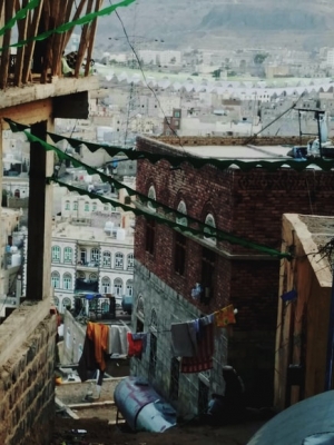  Sana’a, la capitale dello Yemen, vista dall’alto
