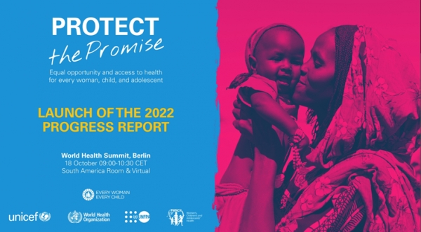 Cover of the Presentation of the Report &quot;Protect the Promise&quot; at the World Health Summit in Berlin