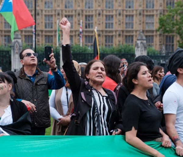 Protesta afghana a Londra