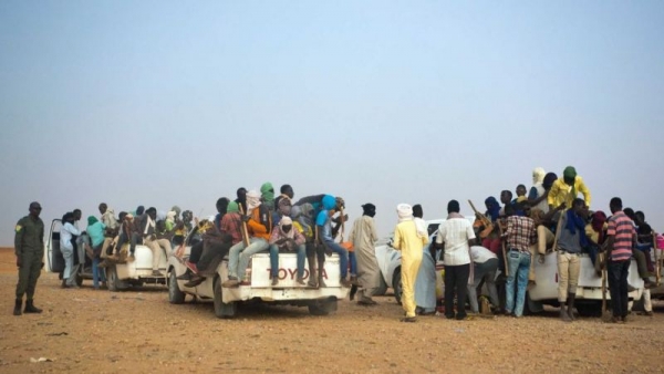 People in the Niger desert rescued and put in quarantine 