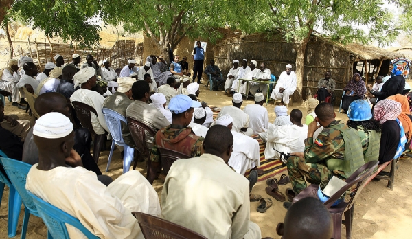 Community Consultation Forum in Sisi IDP camp, Mournei, West Darfur