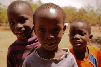 Displaced Malian children