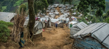 An emergency site in the DR Congo