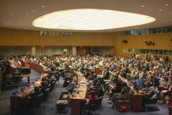 Delegates from all across the globe convened for the UN High-level Political Forum on Sustainable Development (2019).