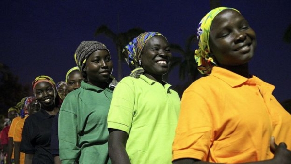 Il rilascio di 82 giovani donne rapite da Boko Haram.