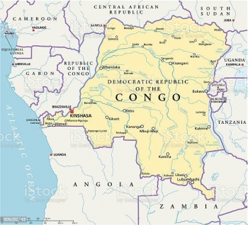  Mappa della Repubblica Democratica del Congo (RDC)