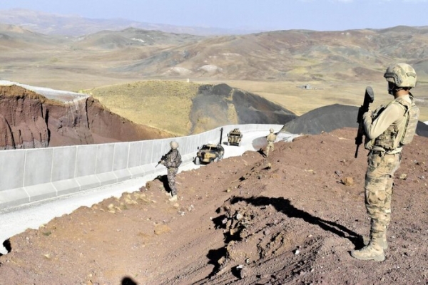Turkey has been building a wall on its eastern border with Iran since the Taliban took control of Afghanistan