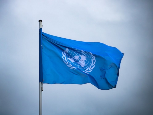 Official flag of the United Nations 