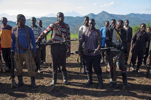 Soldati delle FDLR nel Nord Kivu, Congo