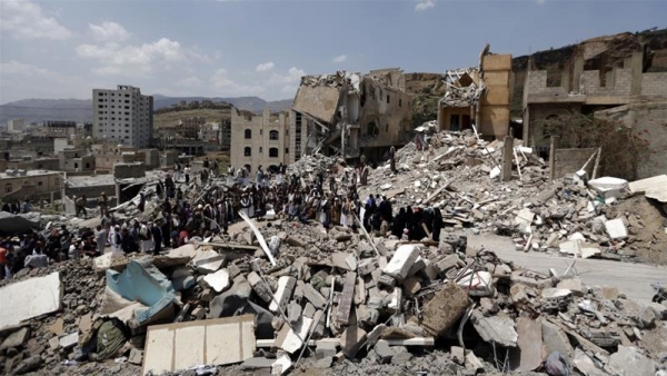 Sanaa&#039;s Faj Attan neighbourhood after the bombing 