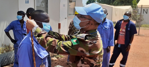 Bangladeshi medical contingent at the UN peacekeeping mission in the Central African Republic 