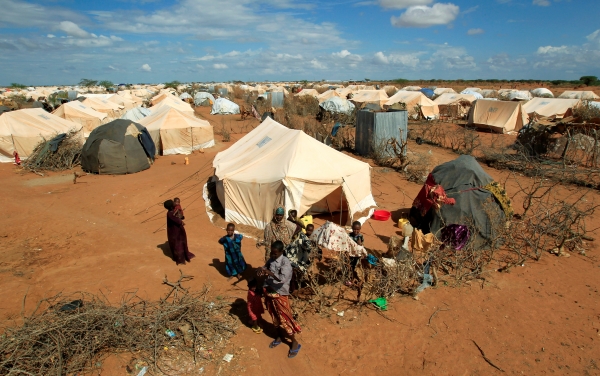 Largest refugee camp home to over 300,000 refugees. Men, women and children are forced to remain in the camp with limited opportunities