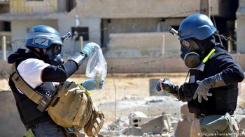 Chemical weapons inspectors in Syria 