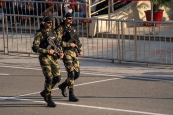 Membri della Forza di Sicurezza di Frontiera indiani 