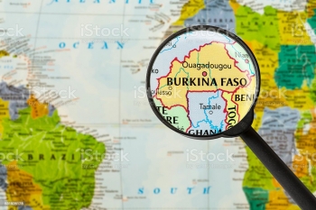 Carta geografica del Burkina Faso