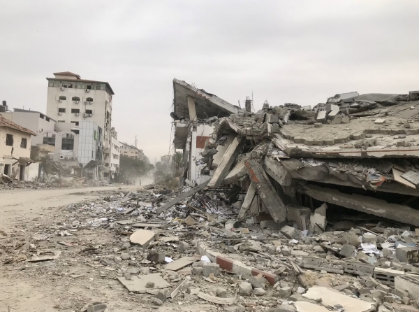 Gaza rubble 