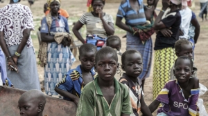 Bambini nella città Bersalogho, Burkina Faso